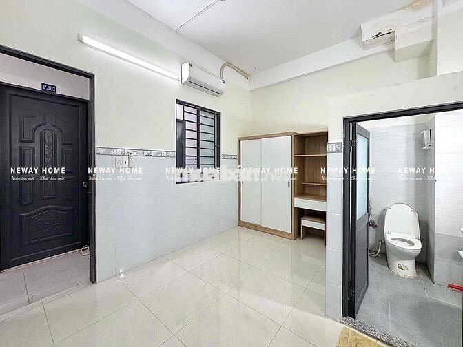 PHÒNG TRỌ BAN CÔNG KHÔNG GÁC_NGAY ĐH HUIT_SẴN MÁY LẠNH_THANG MÁY