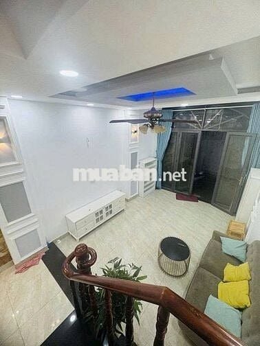 NHÀ ĐẸP 4 TẦNG, HẺM XE HƠI, (4X12)M2, GẦN NGÃ TƯ BỐN XÃ, 5,2 TỶ CÒN TL