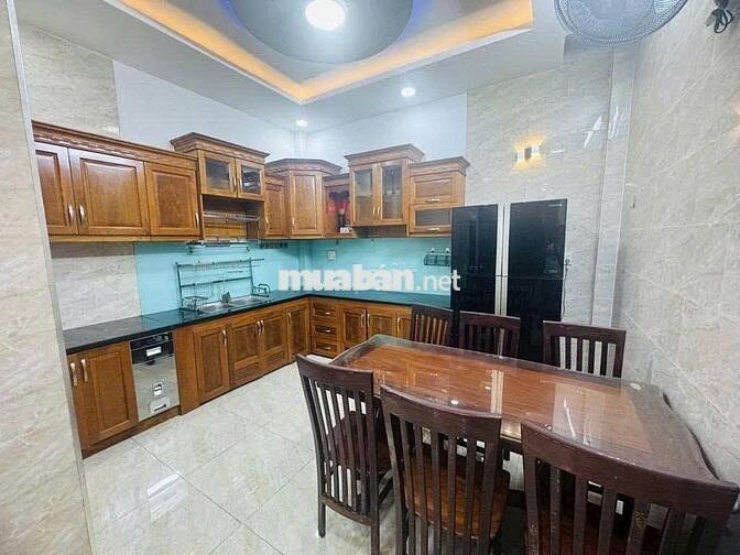 NHÀ ĐẸP 4 TẦNG, HẺM XE HƠI, (4X12)M2, GẦN NGÃ TƯ BỐN XÃ, 5,2 TỶ CÒN TL