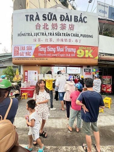 Sang nhượng quán trà sửa mặt tiền đang kinh doanh 70 triệu