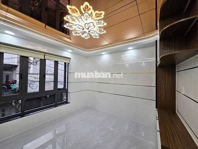 NHÀ MỚI ĐẸP 5 TẦNG, (4X11)M2, HẺM XE HƠI, FULL NỘI THẤT, 6,5 TỶ CÒN TL