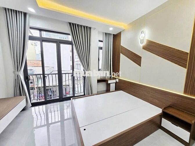 NHÀ MỚI ĐẸP 5 TẦNG, (4X11)M2, HẺM XE HƠI, FULL NỘI THẤT, 6,5 TỶ CÒN TL