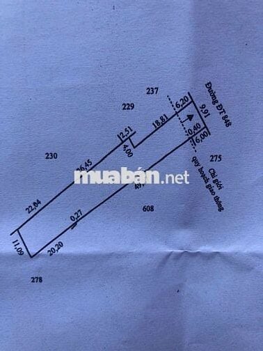 Bán Nhà nghỉ, mặt tiền ĐT 848, gần công viên Sa Đéc, ĐT. DT: 829m2