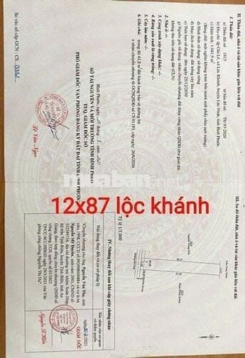 📣 BÁN ĐẤT LỘC KHÁNH, LỘC NINH 1042M² – GIÁ CHỈ 485 TRIỆU