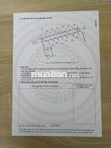 CHÍNH CHỦ BÁN ĐẤT THỔ CƯ SẴN SỔ GIÁ *** SƠN TÂY