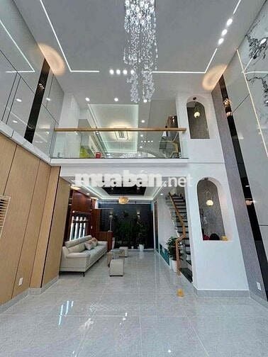 nhà 5x10m 4 tầng 4pn 5wc hẻm xe tải, gần trường học Kim Đồng