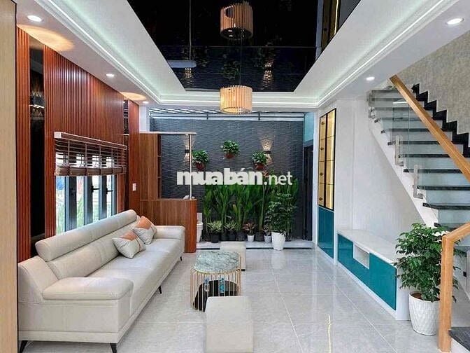 nhà 5x10m 4 tầng 4pn 5wc hẻm xe tải, gần trường học Kim Đồng