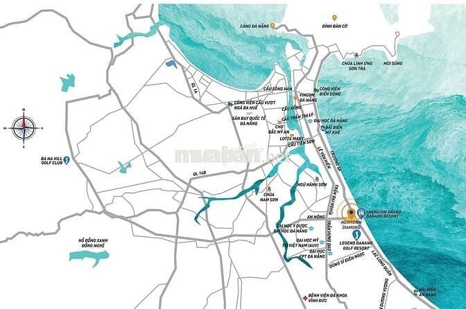 Chỉ từ 1tỷ6 vay sở hữu căn hộ trực diện biển NEWTOWN DIAMOND ĐÀ NẴNG