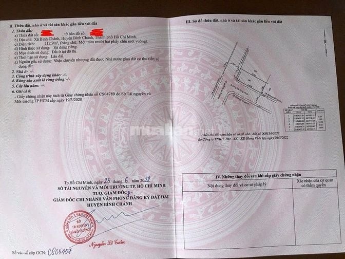 ĐẤT NỀN 2 MẶT TIỀN ĐƯỜNG – TẬP ĐOÀN 8, BÌNH CHÁNH DT 112m2 CHỈ 700TR