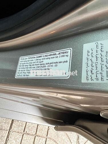 Toyota Camry 2018 2.5Q chính chủ