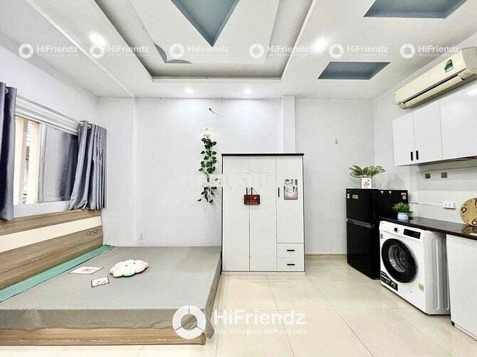 Studio Ban Công Full Nội Thất - Máy Giặt Riêng Cách Aeon Tân Phú 15P