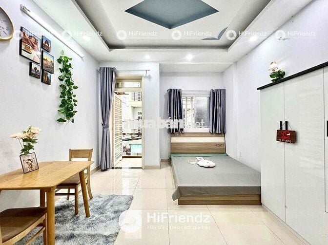 Studio Ban Công Full Nội Thất - Máy Giặt Riêng Cách Aeon Tân Phú 15P