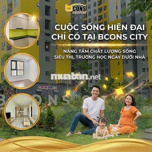 THÁNG 12 SIÊU HOT MIỄN PHÍ 1 THÁNG TIỀN THUÊ TẠI BCONS CITY DĨ AN