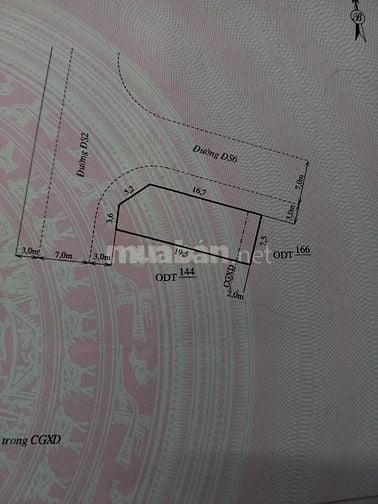 XÃ LỖ đất 2 mặt tiền VIP 143m2 (2tỷxx) nhà hàng HOÀNG LONG DIÊU TRÌ