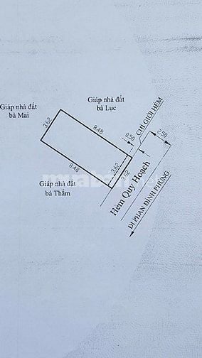 -Bán nhà hẻm sau lưng bánh mì Bon Bon góc Phan Đình Phùng Nguyễn Lương