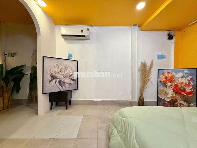 CHO THUÊ PHÒNG GIÁ RẺ ĐẸP FULL NỘI THẤT CÓ PHÒNG KHÁCH TÁCH BẾP QUẬN 3