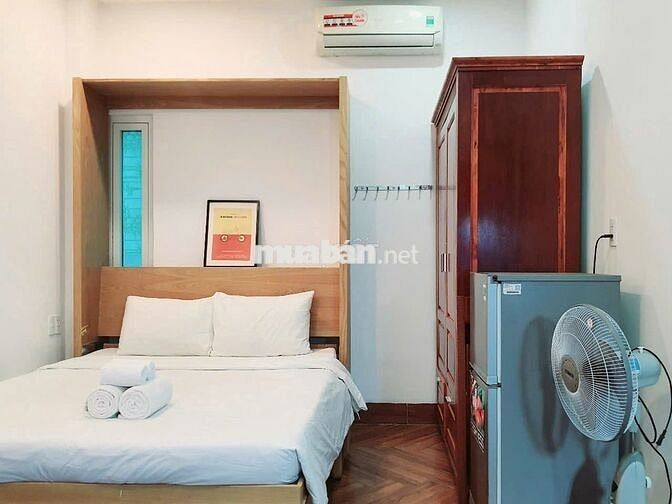 Cho thuê căn hộ 25m2, trung tâm, full nội thất, thiết bị thông minh