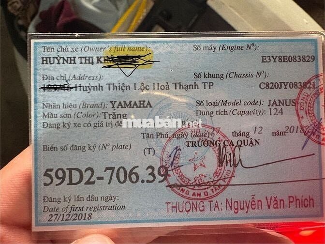 Yamaha Janus 2018 Trắng 36000 km