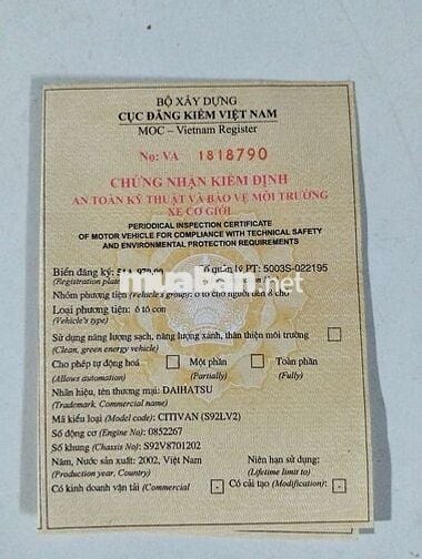 Daihatsu Citivan 2002 S92LV2