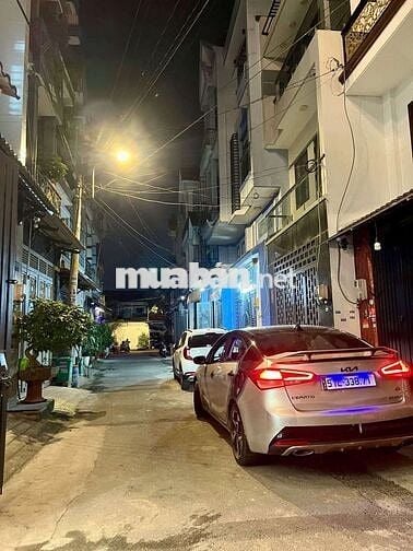 Nhà shr DT 4x13 đúc 3 tấm hẻm nhựa 7m thông 1/  hiệp thành 13 vào 70m