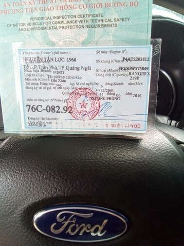 Ford Ranger XLS 2016 Xám 300000 km