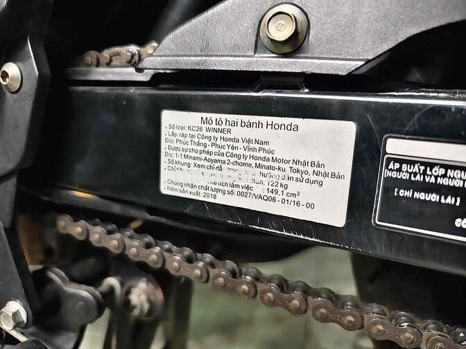 Honda Winner V1 2016 Đỏ 35000 km