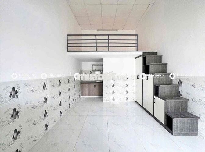 🍓Phòng trệt mới xây gác cao 2m có sẵn máy lạnh giá rẻ gần Aeon Tân Phú