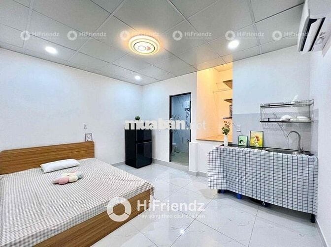 SIÊU STUDIO FULL NỘI THẤT CÓ MÁY GIẶT RIÊNG MỚI TOANH Ở LÊ TRỌNG TẤN