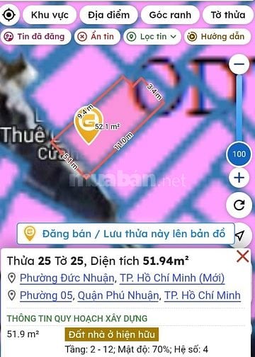 Bán nhà 72/19D Phan Đăng Lưu - Sổ Hồng - Giá F0 - DTSD: 128.8m2