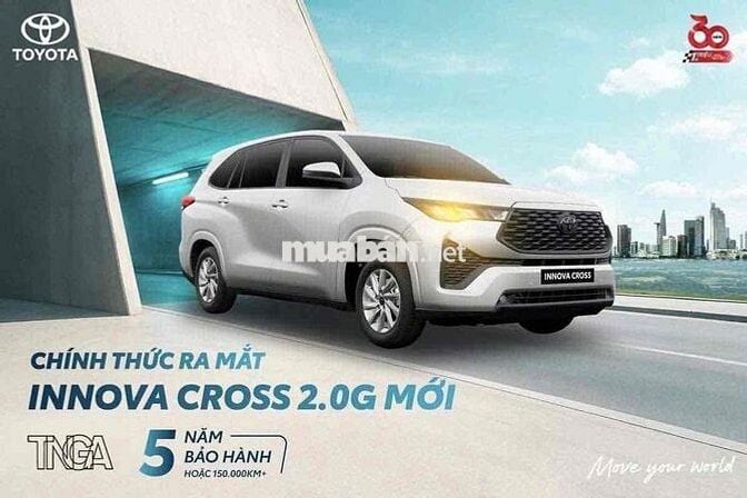 TOYOTA INNOVA CROSS G GIÁ TỐT - KM LỚN
