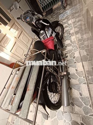 Honda Xe máy chở hàng màu Đen