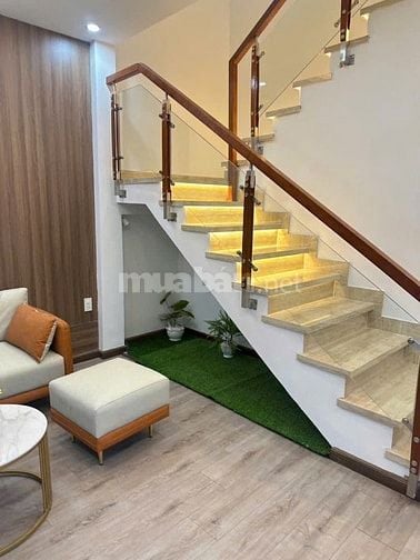 Bán nhà căn góc hẻm 3,5m thông Quang Trung, P.10, 4 x 14, 3PN giá 5.35