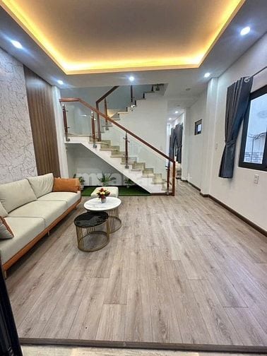 Bán nhà căn góc hẻm 3,5m thông Quang Trung, P.10, 4 x 14, 3PN giá 5.35