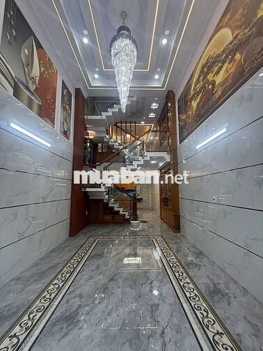 NHÀ ĐẸP 5 TẦNG, (4X14)M2, HẺM XE HƠI 8M THÔNG TỨ TUNG, 8,5 TỶ CÒN TL