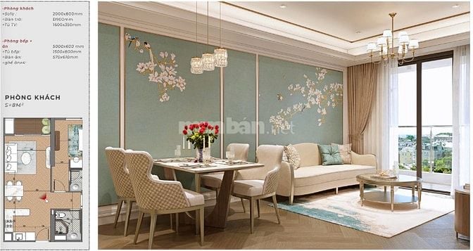 Căn 2PN Capital view sông ,CK lên tới 17%, ân hạn gốc đến 36 THÁNG