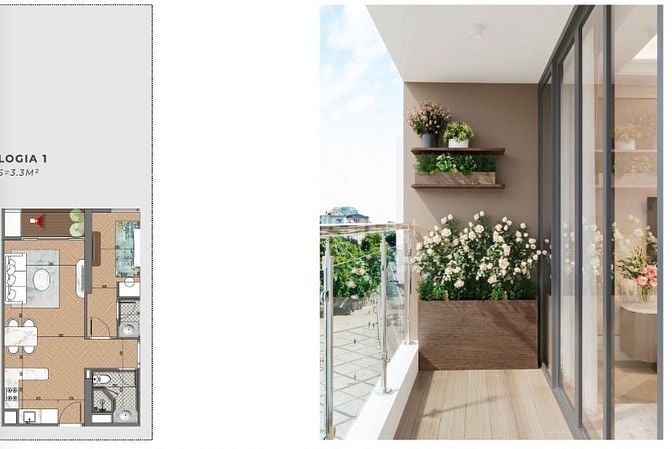 Căn 2PN Capital view sông ,CK lên tới 17%, ân hạn gốc đến 36 THÁNG