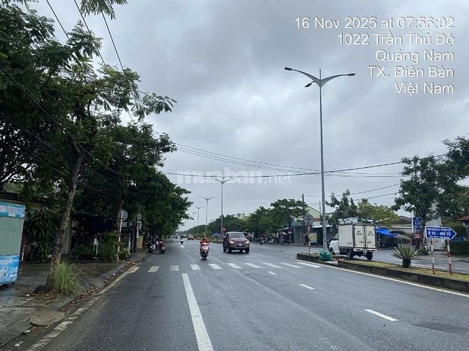 Bán lô đất 231 m2; mặt tiền đường Trần Thủ Độ; P.Điện Bàn Đông - TP Đà