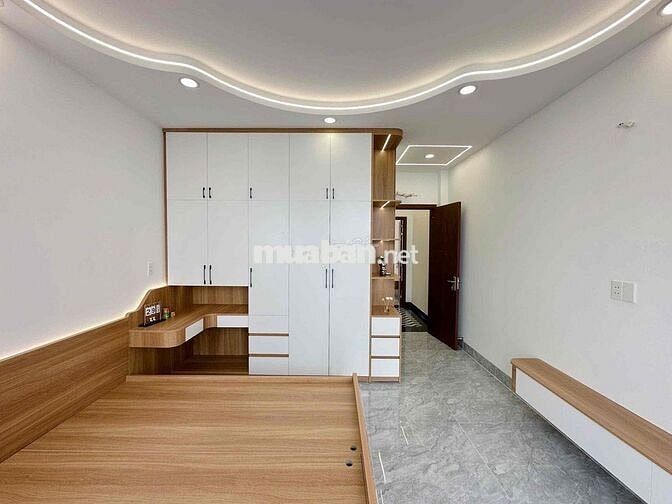 NHÀ BÌNH TÂN (4M x 14M) GIÁP KHU TÊN LỬA. TẶNG FULL NỘI THẤT. ĐƯỜNG 6M