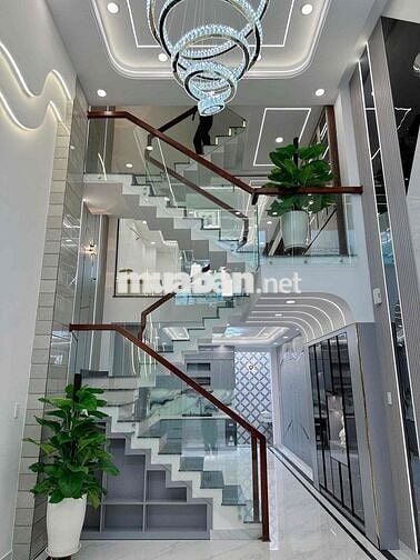 NHÀ BÌNH TÂN (4M x 14M) GIÁP KHU TÊN LỬA. TẶNG FULL NỘI THẤT. ĐƯỜNG 6M