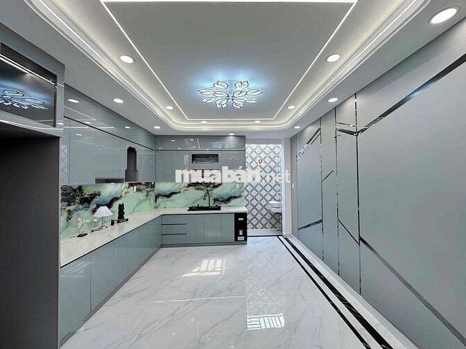 NHÀ BÌNH TÂN (4M x 14M) GIÁP KHU TÊN LỬA. TẶNG FULL NỘI THẤT. ĐƯỜNG 6M