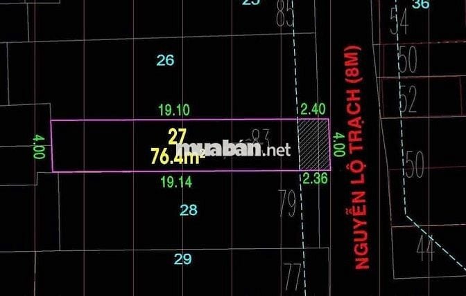 Nhà mặt tiền Nguyễn Lộ Trạch Tân Phú 88m2 ( 4m x 22m)