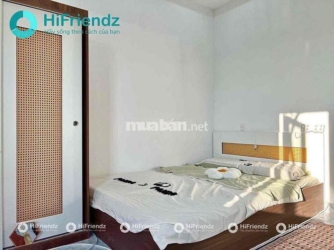 CĂN HỘ 1 PHÒNG NGỦ TÁCH BẾP MỚI XÂY 2 CỬA SỔ FULL NỘI THẤT VƯỜN LÀI