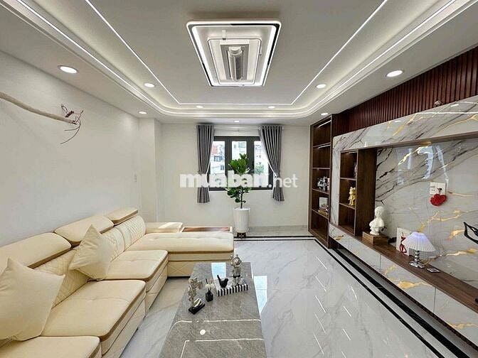 NHÀ BÌNH TÂN (4M x 14M) GIÁP KHU TÊN LỬA. TẶNG FULL NỘI THẤT. ĐƯỜNG 6M