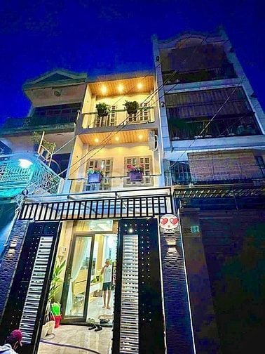 BÁN NHÀ HẺM XE HƠI 5M THÔNG THOÁNG, Lê Lai, p3, Gò Vấp. 1 trệt 3 lầu, 