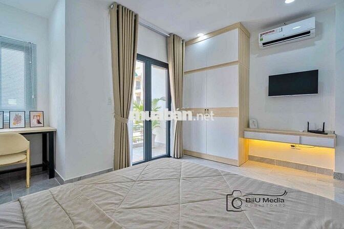 🥱🥱SIÊU PHẨM 1PN TÁCH BẾP NHÀ KÍNH BAN CÔNG SIÊU ĐẸP NGAY CHỢ BÀ CHIỂU