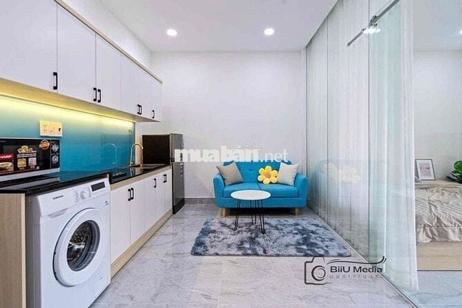 🥱🥱SIÊU PHẨM 1PN TÁCH BẾP NHÀ KÍNH BAN CÔNG SIÊU ĐẸP NGAY CHỢ BÀ CHIỂU