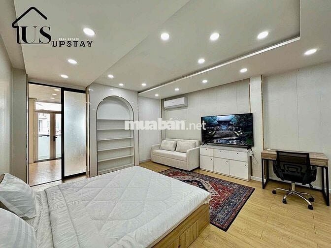 Cho Thuê Căn 1PN new 100% - Hầm xe - Thang Máy - Ngay Cầu Bông Giáp Q1