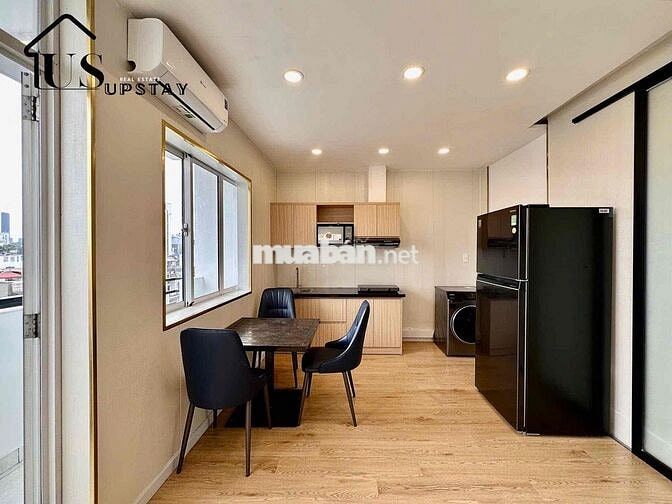 Cho Thuê Căn 1PN new 100% - Hầm xe - Thang Máy - Ngay Cầu Bông Giáp Q1