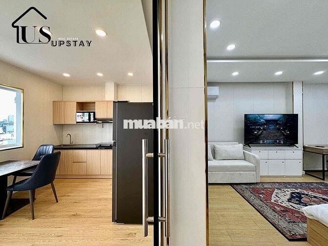 Cho Thuê Căn 1PN new 100% - Hầm xe - Thang Máy - Ngay Cầu Bông Giáp Q1