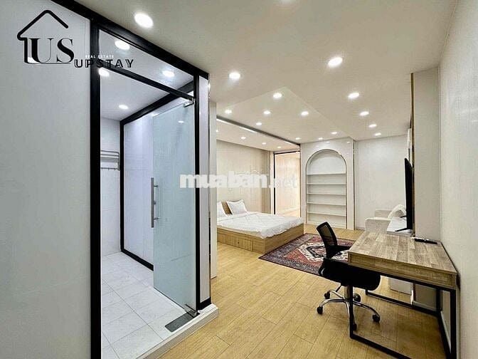 Cho Thuê Căn 1PN new 100% - Hầm xe - Thang Máy - Ngay Cầu Bông Giáp Q1